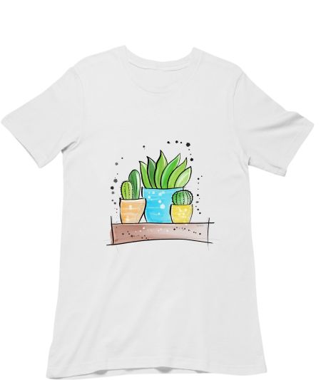 Cute cactus plants  Classic T-Shirt