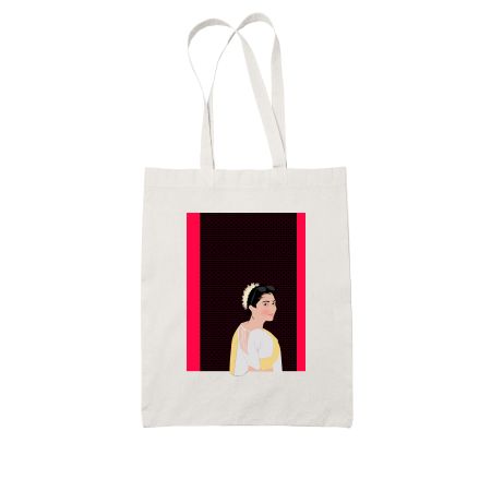 Sai Pallavi White Tote Bag