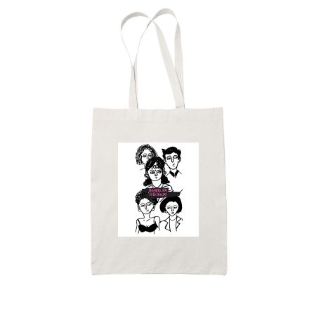 Trample the Patriarchy White Tote Bag