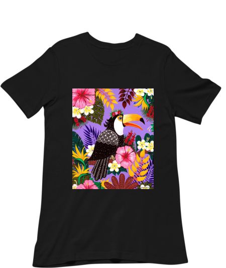 Purple Toucan  Regular T-Shirt