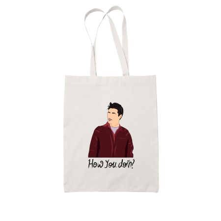 JOEY-HOW YOU DOIN? White Tote Bag