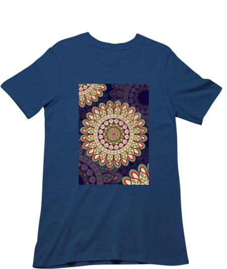 Floral mandala artwork Classic T-Shirt