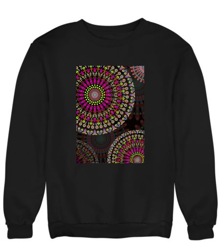 Indian vibrant mandala Sweatshirt