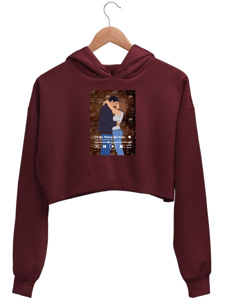 Friends-I"ll be there for you Crop Hoodie