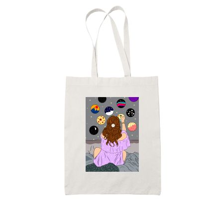 HAPPY MEMORIES White Tote Bag