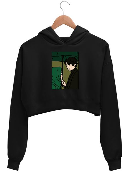 Kdrama scene Crop Hoodie