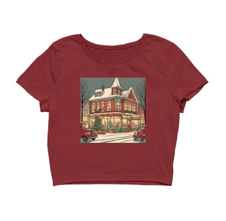 Victorian christmas  Crop Top