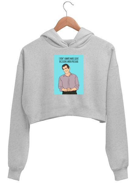 Modern Family-PhilDunphy quote Crop Hoodie