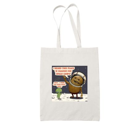 Achaa Aaloo- Space Chip Tote Bag
