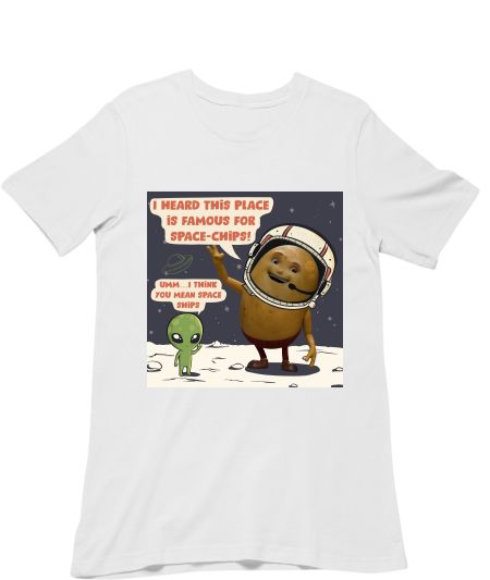Achaa Aaloo- Space Chip Regular T-Shirt