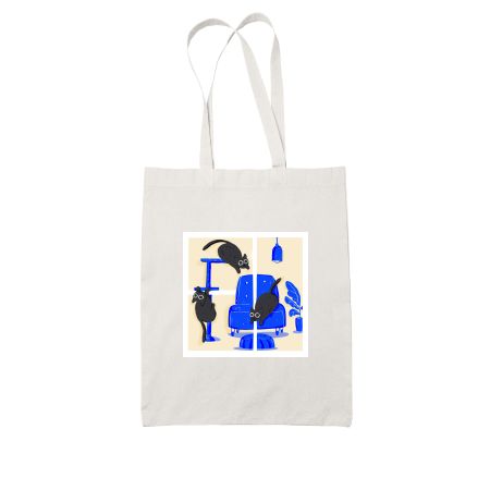 what cats do White Tote Bag