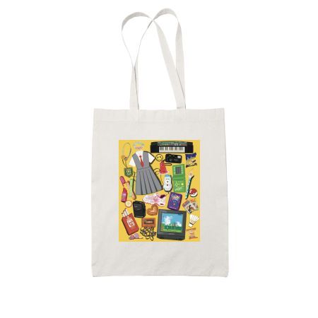 Childhood Objects  White Tote Bag