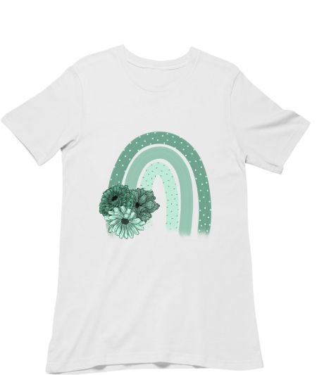Floral Archs - Green Regular T-Shirt