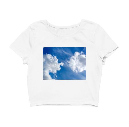 Sky high Crop Top