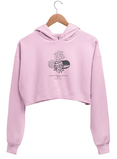 9 Music Crop Hoodie