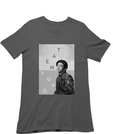 BTS V Kim Taehyung (Monochrome Edit) Regular T-Shirt
