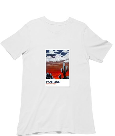 Desert Sunset Painting Classic T-Shirt