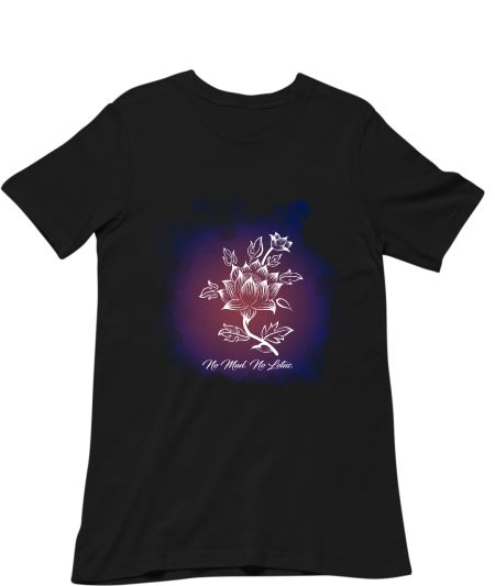 No Mud No Lotus Mandala Design Regular T-Shirt