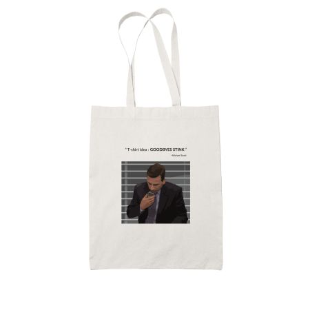 Michael Scott - Goodbye stinks  White Tote Bag