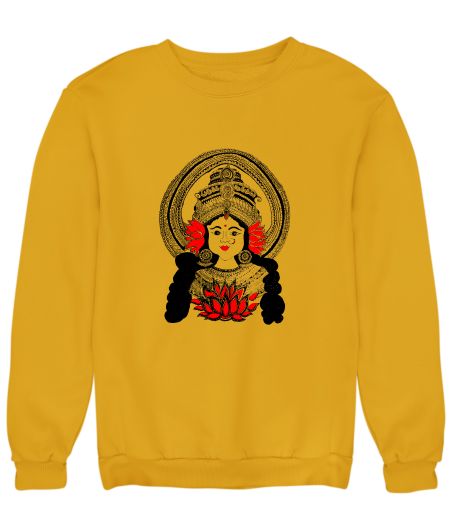 Madhubani Laxmi Goddess Sweatshirt