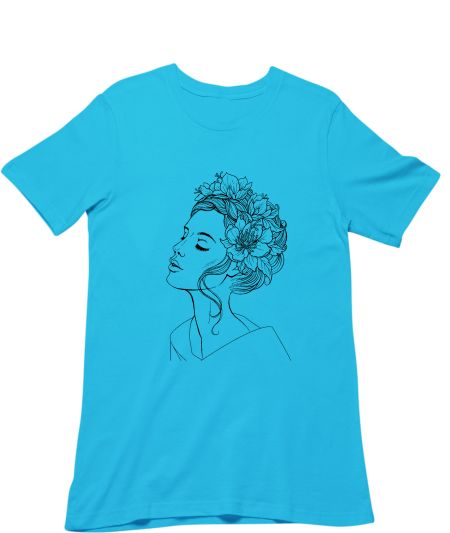 Crowned Floral Beauty Regular T-Shirt