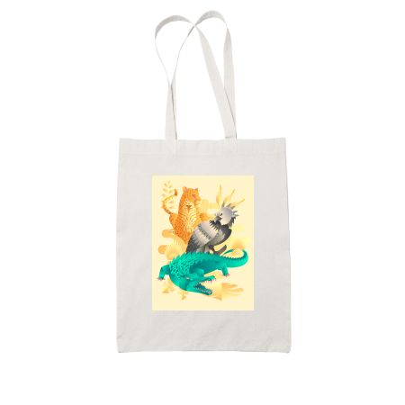 Animals White Tote Bag