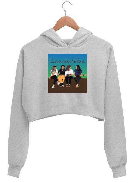 Friendship Crop Hoodie