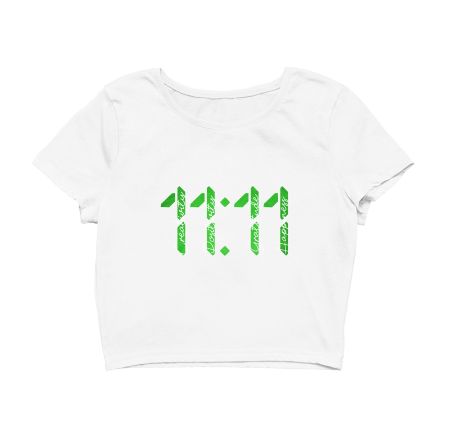 11,11 spiritual numerology  Crop Top