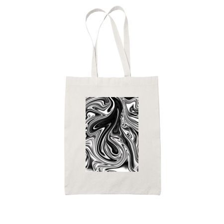 Just go with the flow White Tote Bag