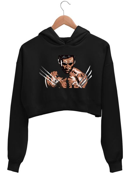 WOLVERINE LOGAN Crop Hoodie