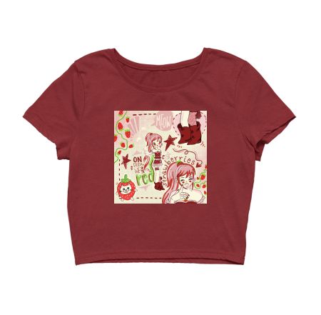 On fridays, we wear RED Crop Top