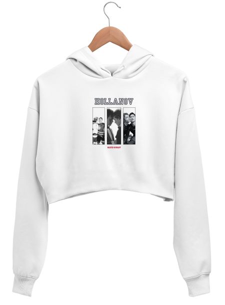 Heated Rivalry #4 Crop Hoodie