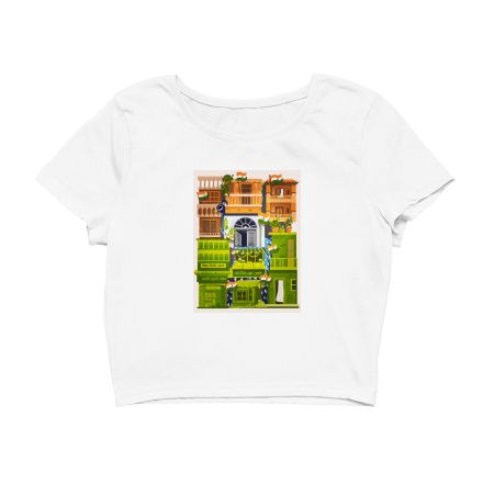 75 years of Independence  Crop Top