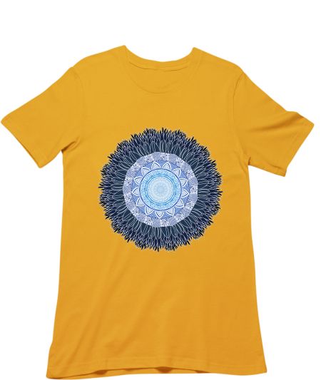 Sunflower with mandala Classic T-Shirt