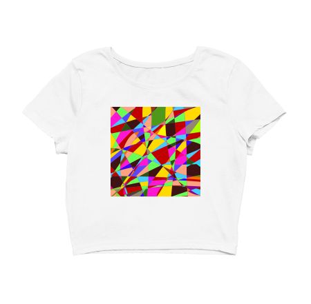 abstract Crop Top