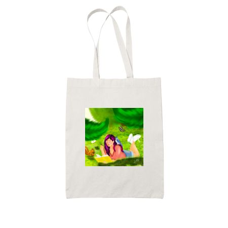 Nature Lover White Tote Bag