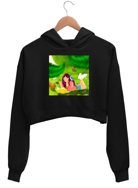 Nature Lover Crop Hoodie