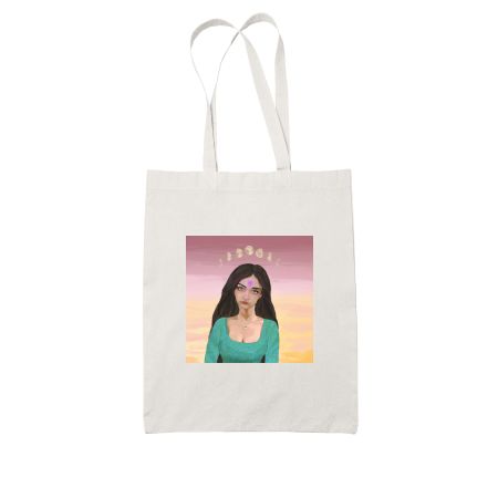 The Descended Angel White Tote Bag