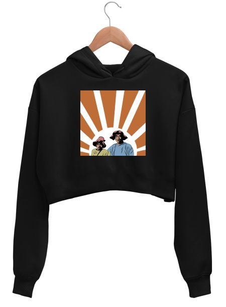 Goopy Gyne Bagha Byne Crop Hoodie
