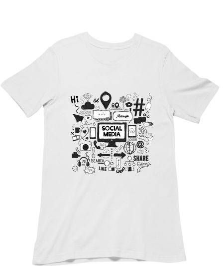 Social Media Classic T-Shirt