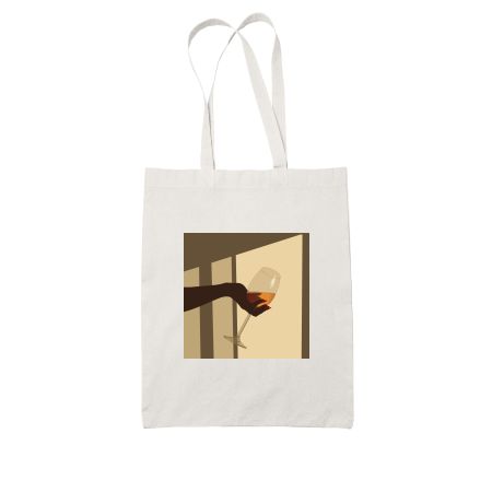 Wine glass White Tote Bag