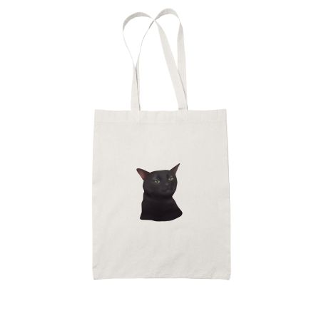 Zoning out cat White Tote Bag