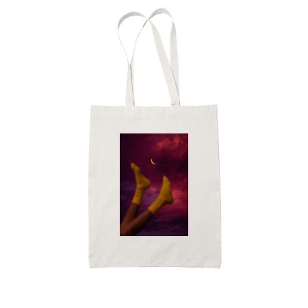 To the moon White Tote Bag