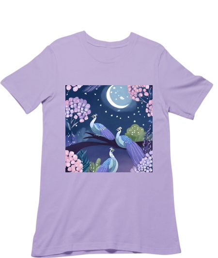 Midnight Peacock Dance  Classic T-Shirt