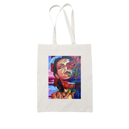 Scarlett  White Tote Bag