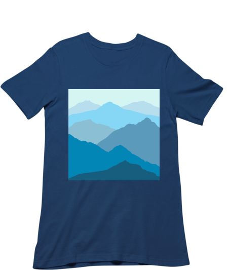 The Blue Mighty Mountains Classic T-Shirt