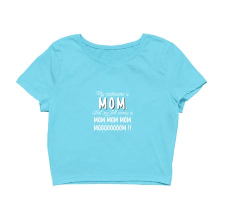 Mother's day gift Crop Top