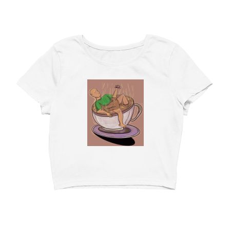 Chai tea latte Crop Top