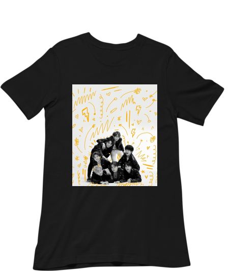 BTS Doodle Art  Classic T-Shirt