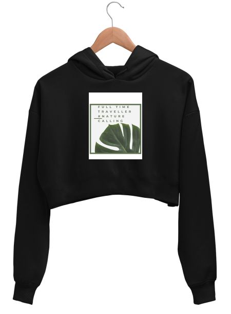 Travel Crop Hoodie